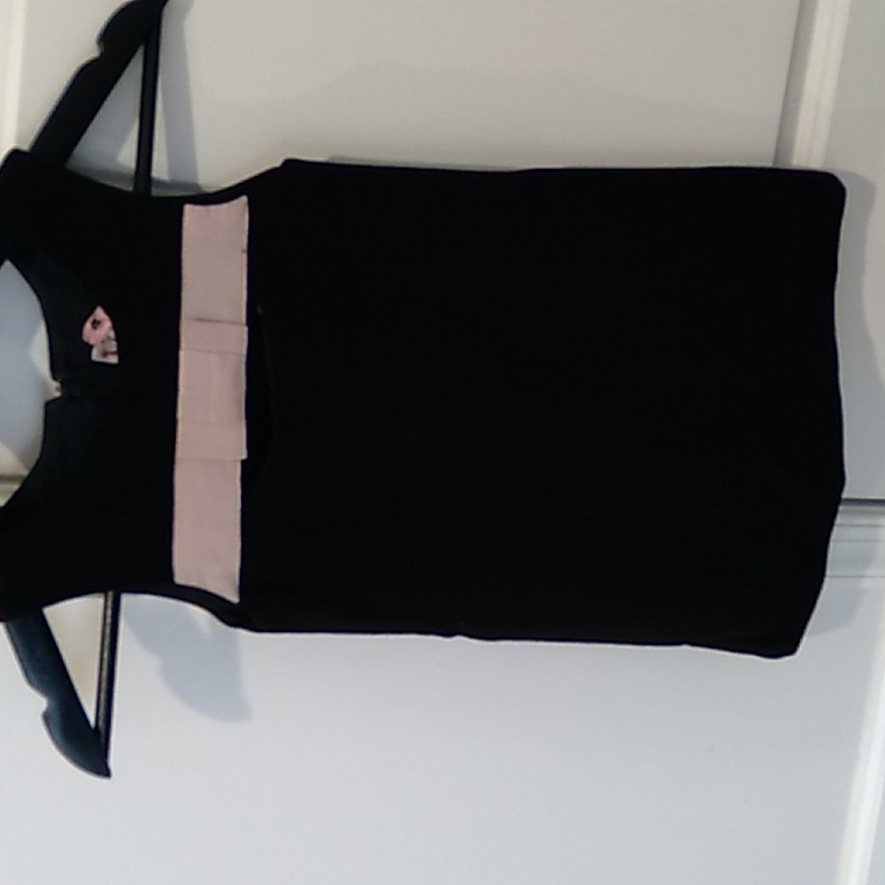Floriana size 6 girls wool black and pink dress